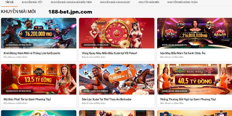 188BET Cbsdeklimo 🎖️ link vào 188BET mới nhất 2026 - Link 188 BET 10 Thưởng khuyến mãi lớn tại 188bet